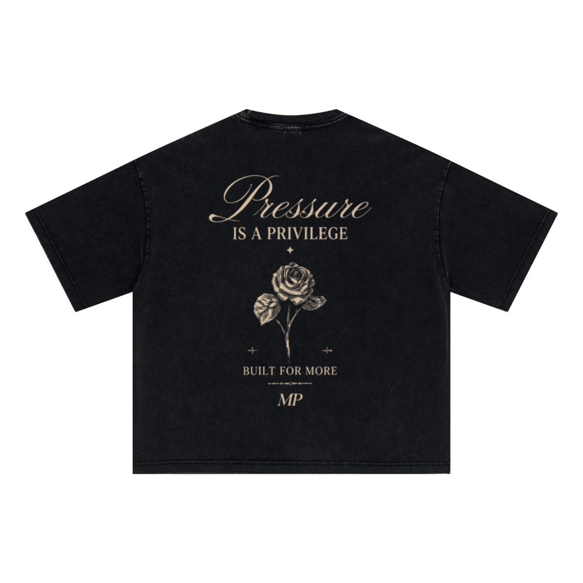 Pressure Is Privilege T-Shirt - Midnight Persona