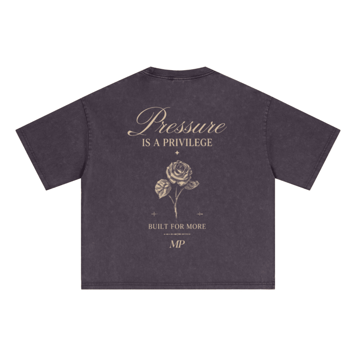Pressure Is Privilege T-Shirt - Midnight Persona