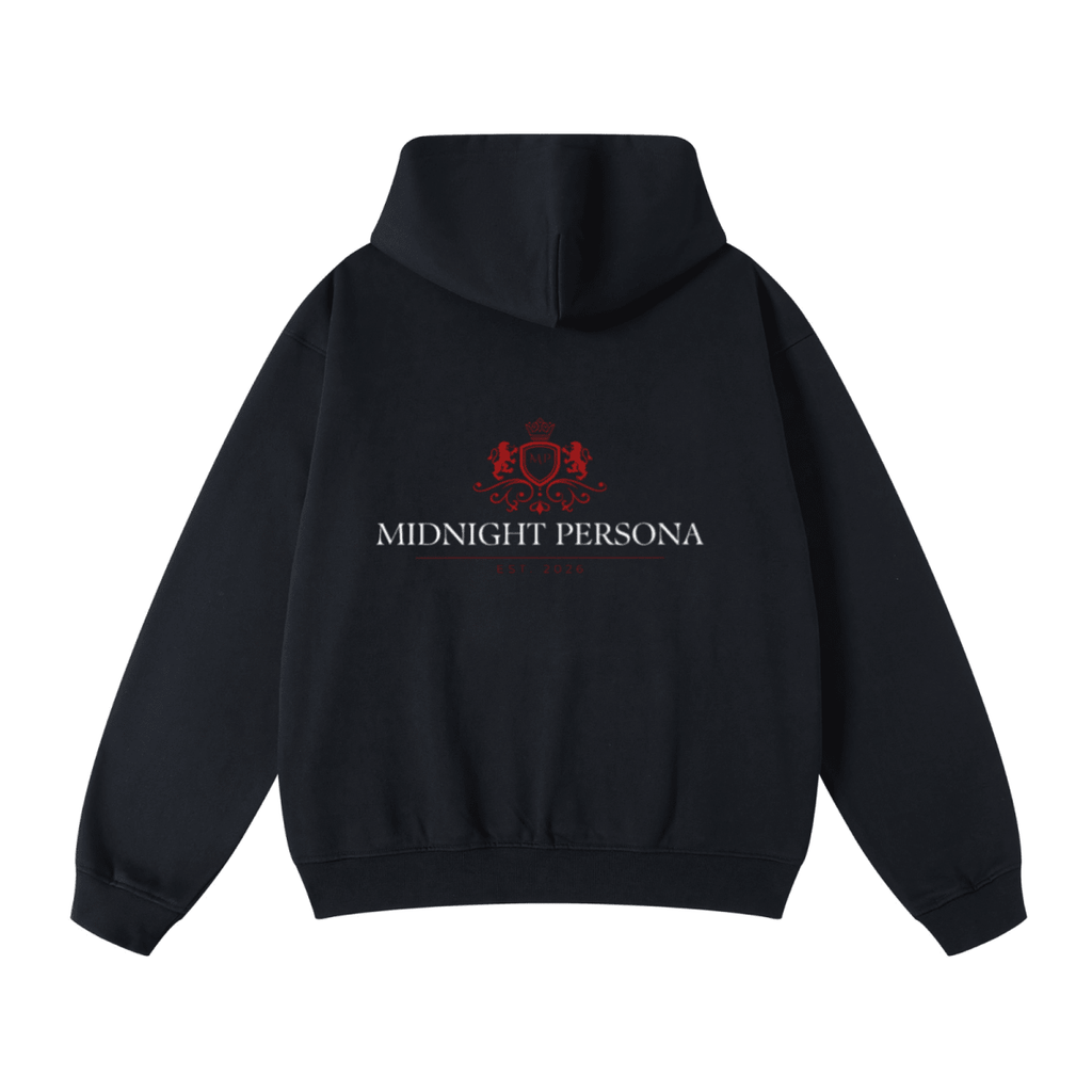 Premium Deep Red Midnight Persona Hoodie - Midnight Persona
