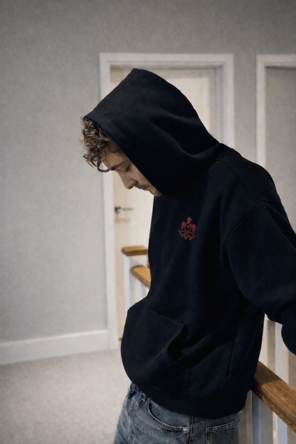 Premium Deep Red Midnight Persona Hoodie - Midnight Persona